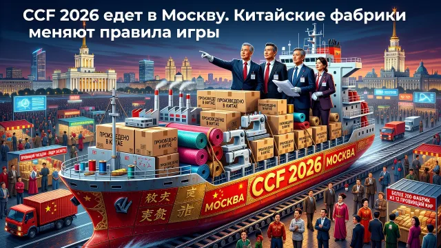 CCF 2026 едет в Москву. Китайские фабрики меняют правила игры